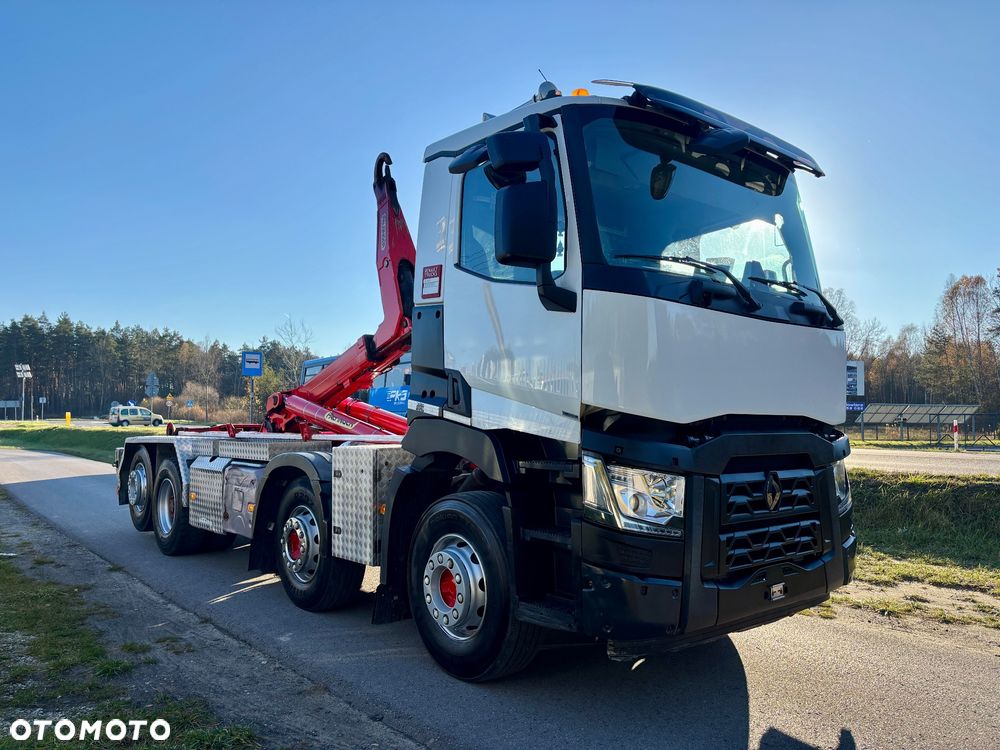 Renault Kerax 460 KM 8x2 hakowiec tylna os podnoszona oraz skretna Sprowadzony ze Szwajcarii - 1