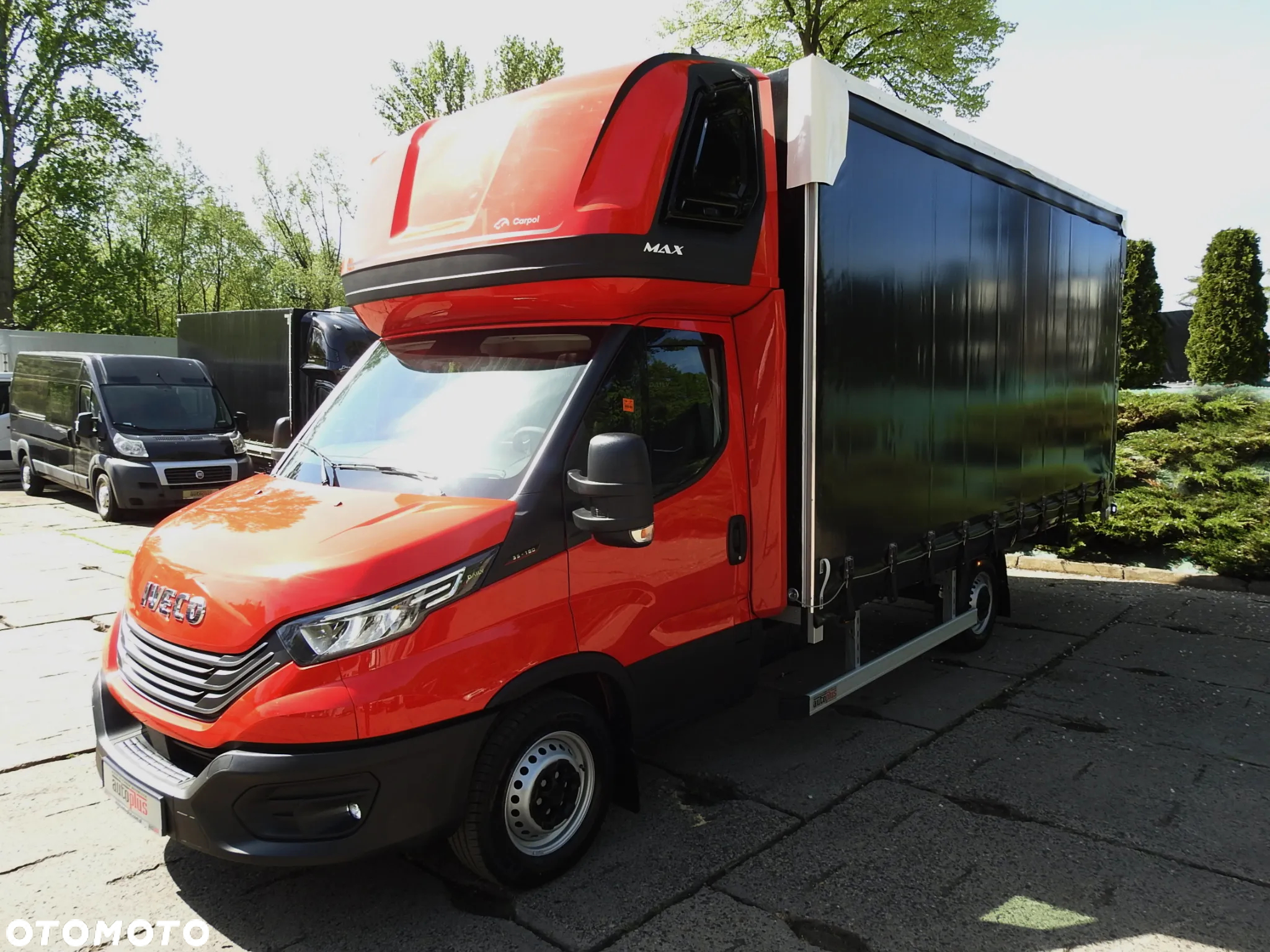 Iveco DAILY NOWY 35S18 CONNECT PLANDEKA 10 PALET WEBASTO KLIMATYZACJA TEMPOMAT NAWIGACJA LEDY ASO  180KM [ 500249 ] - 7