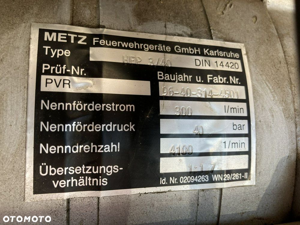 Mercedes-Benz Mercedes 1224 Straż Pożarna Gażnicza 4X4 Metz - 27