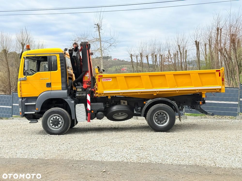 MAN * MAN TGA 18-410 * KIPER WYWROTKA * 4x4 * HDS Palfinger PK16500* Sprowadzony* Bardzo Dobry Stan * - 9