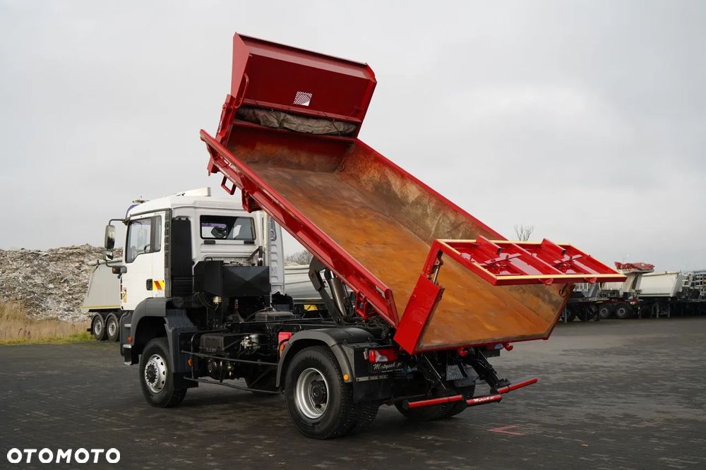 MAN TGA 18.360 / 4X4 / WYWROTKA 2 STRONNA / HYDROKLAPA / HYDROBURTA / CZOŁOWNICA / SPECJALNY / MANUAL - 3