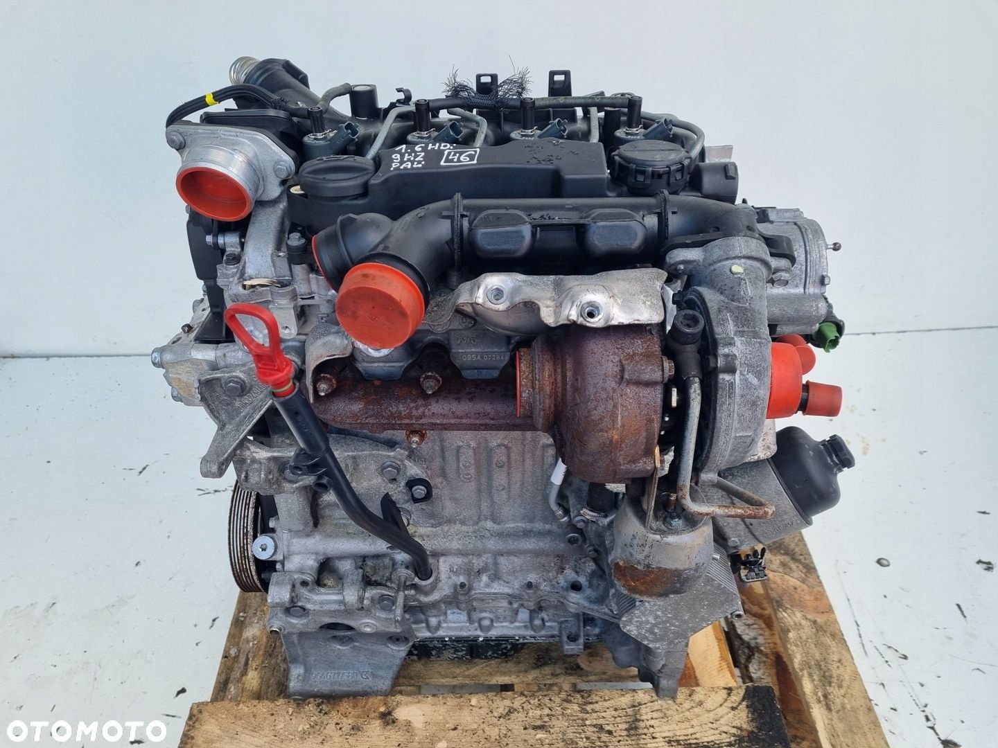 SILNIK KOMPLET Citroen Berlingo II 1.6 HDI 109KM ładnie pali 9HZ - 1