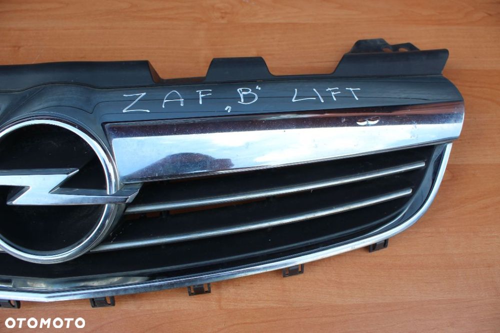 ATRAPA GRILL MASKI OPEL ZAFIRA B LIFT CHROM LIFT EUROPA ORYGINAŁ - 2