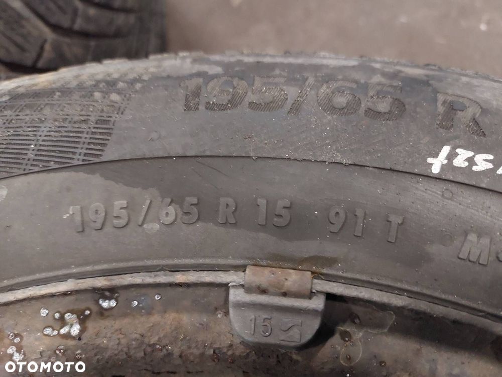 KOŁA KOMPLET FELGI OPONY ZIMOWE 4 SZT 5x112 195/65R15 AUDI VW SKODA - 6
