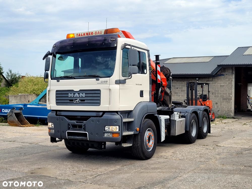 MAN TGA 33.480 6x4 Palfinger PK29002 Ciągnik + Kiper - 4