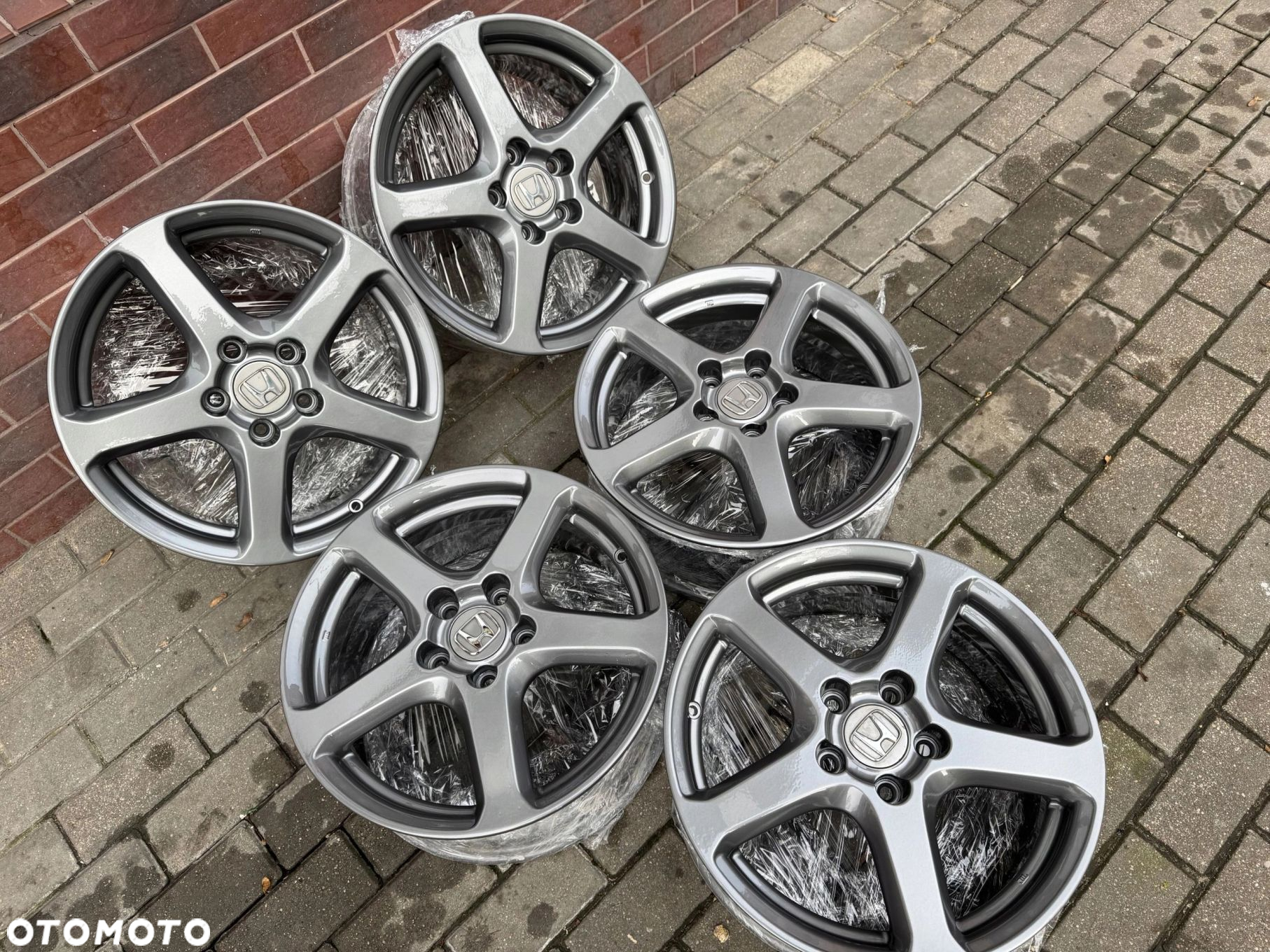 ALU FELGI 17 HONDA ACCORD TYPE S 7J ET55 ORYGINAŁ JAK NOWE 5 SZT CIVIC HRV - 3