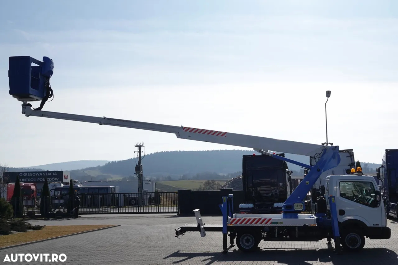 Renault CABSTAR NT 400 / LIFTING 18 METRI / SOCAGE T318 ridicator de cosuri / COS 2 PERSOANE - 225 kg / DUPA CONTRACTUL DE SERVICE - 5
