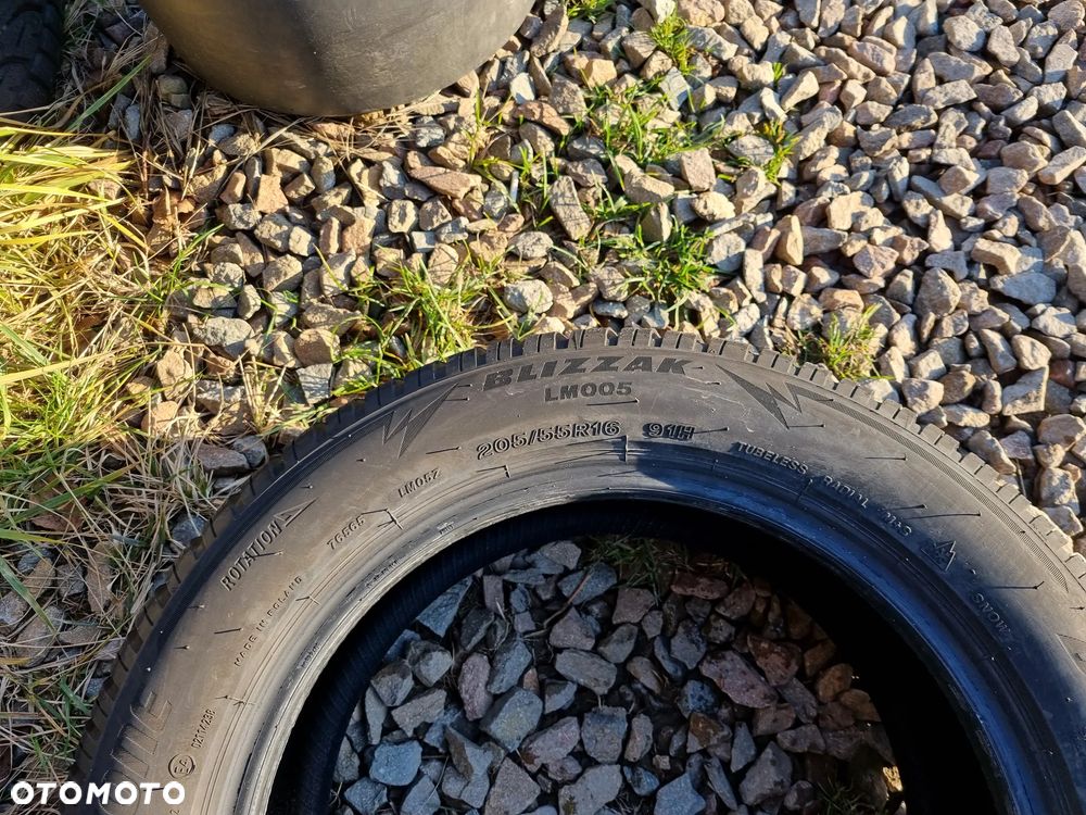 Opony Bridgestone Blizzak LM005 205/55R16 91H 2022r,2x7,5mm super stan - 7