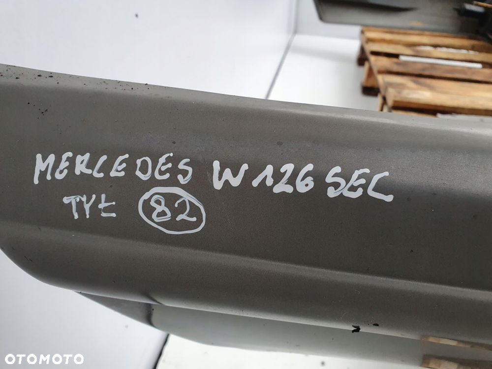 Mercedes W126 C126 SEC COUPE TYLNY ZDERZAK TYŁ USA - 3
