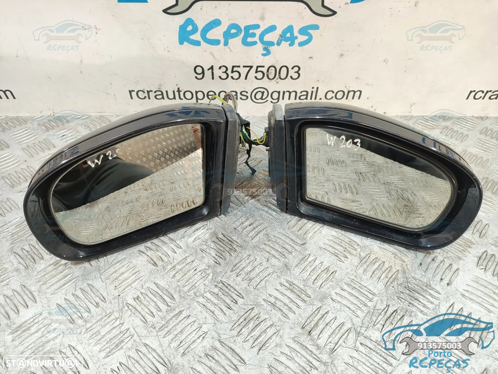 Espelho Retrovisor Mercedes Benz Class C W203 Direito + Esquerdo - C220 C270 - 15
