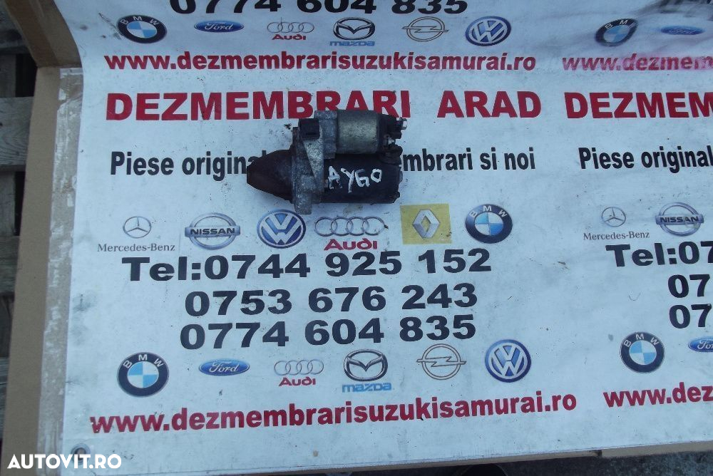 Electromotor Toyota Aygo 2005-2012 Citroen C1 Peugeot 107 dezmembrez - 3