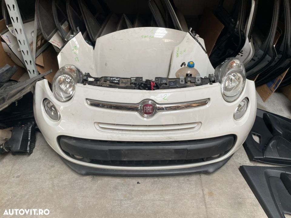 Bara fata,capota,aripa,far,radiator,ventilator si alte plastice FIAT 500L an 2013 - 1