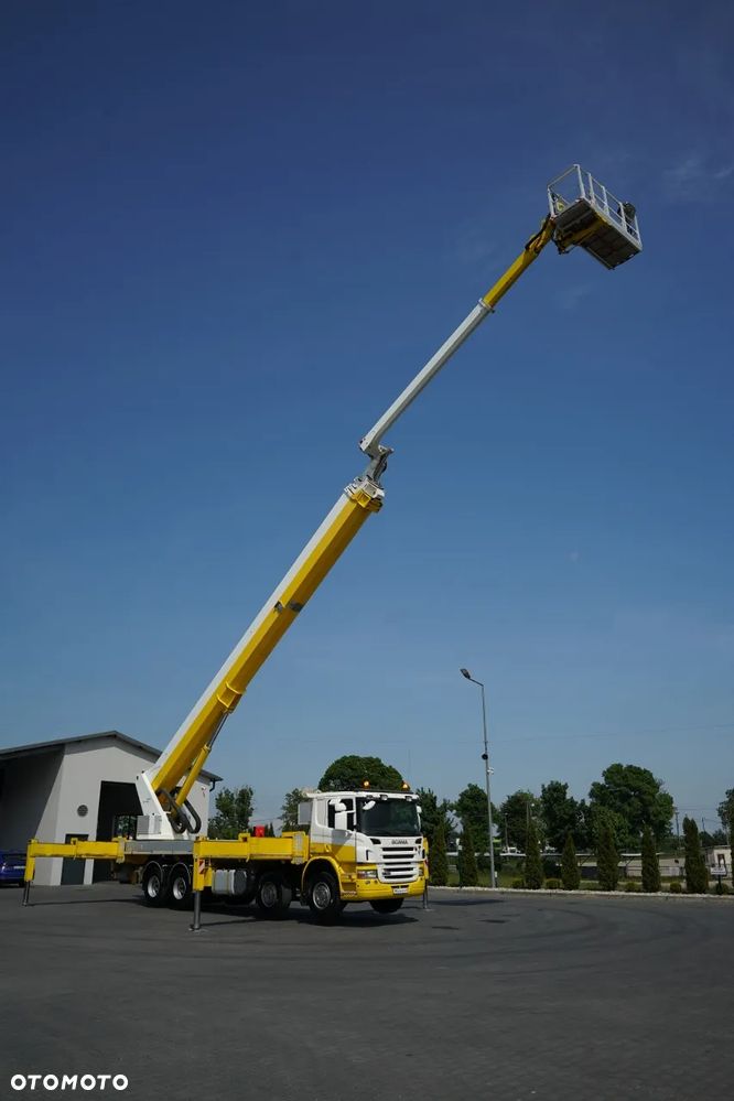 Scania P 380 / 8x4 / PODNOŚNIK KOSZOWY / PALFINGER WT 700 / WYSOKOŚĆ ROBOCZA 70 M / - 35