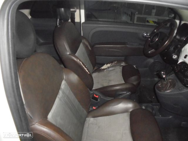 Carro MOT: 169A1000 CXVEL: 55204040  FIAT 500 2 FASE 1 2009 1.3D 75CV 3P BRANCO GASOLEO - 7