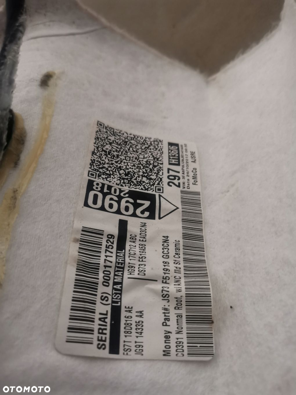 FORD FUSION MONDEO MK5 USA 17- LIFT PODSUFITKA SEDAN - 11
