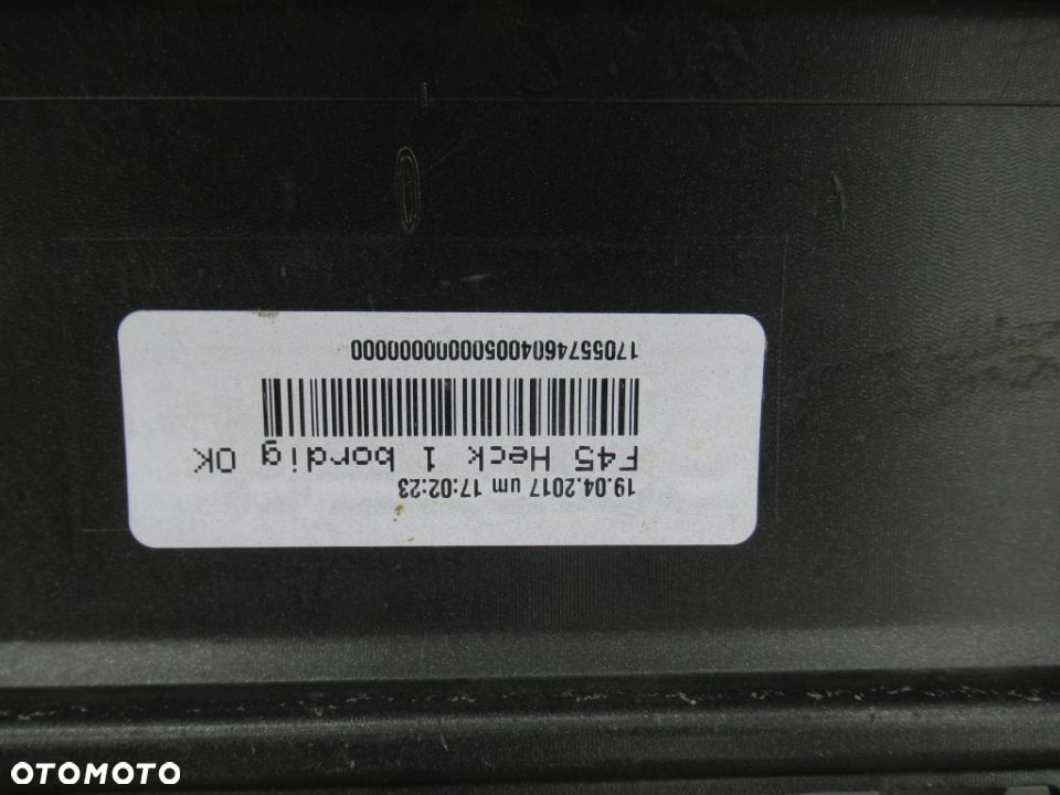 ZDERZAK TYLNY TYŁ BMW 2 F45 ACTIVE TOURER MSP 2014- - 9