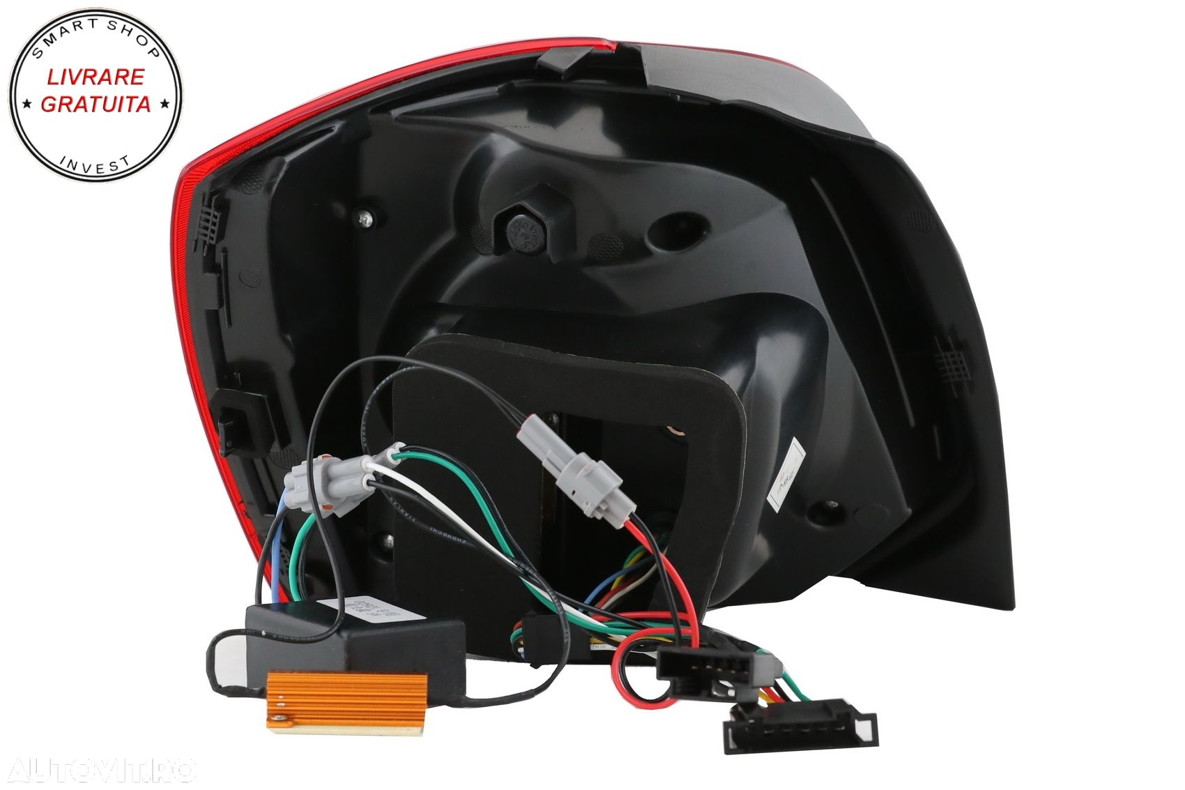 Stopuri Full LED VW POLO 6R 6C 61 (2011-2017) Semnal Dinamic Led Vento Look- livrare gratuita - 18