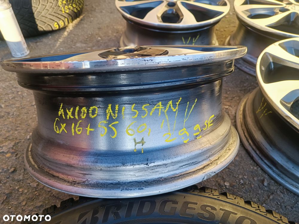 4x100 Felgi Aluminiowe Alufelgi 16 Koła RENAULT Clio III 3 NISSAN NOTE MICRA K13 K14 Legnica ALU-RAD - 7