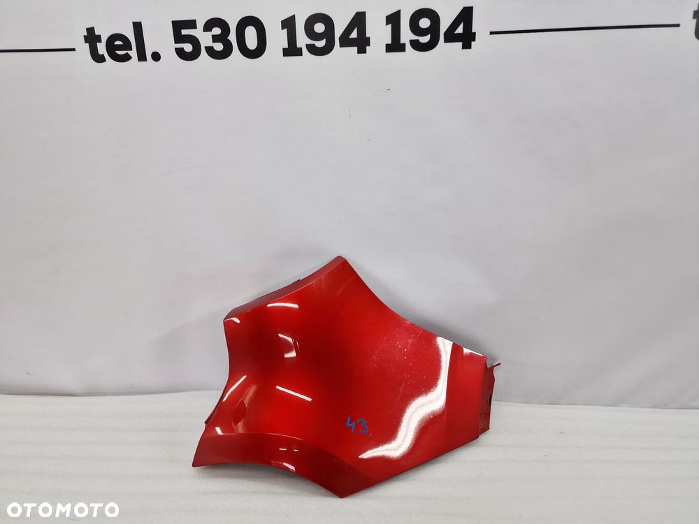 RENAULT KADJAR 14- BOCZNA CZĘŚĆ / NAROŻNIK PRAWY ZDERZAKA TYLNEGO , BORDO METALIK , NR 850164128R , NR AUKCJI BZ43 - 1