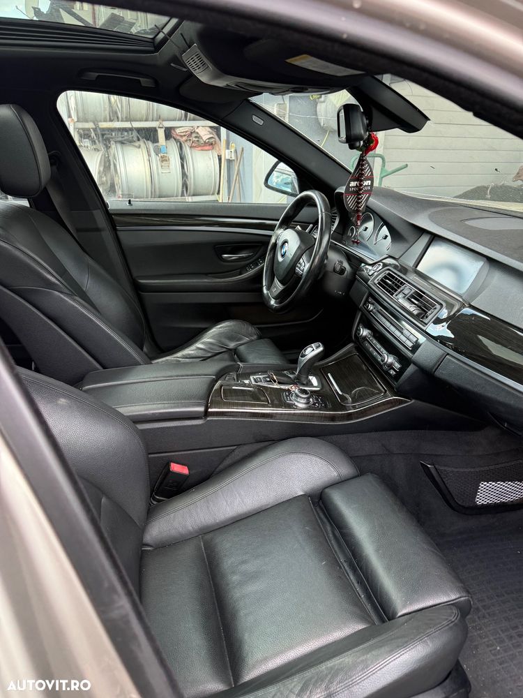 Interior Piele Neagră BMW Seria 5 F10 / F11 - Scaune Sport LHD (520d 530d 535d) MP Mpachet pachet M dezmembrări 535d 313 model M - 1