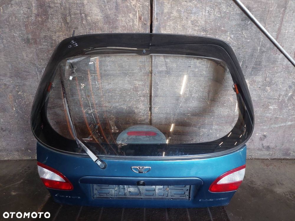 KOMPLETNY TYŁ KLAPA BAGAŻNIKA ZDERZAK TYŁ LAMPY DAEWOO LANOS I HB 5D - 7