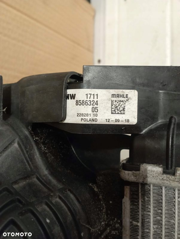 BMW F46 2.0 D CHŁODNICE WODY POWIETRZA KOMPLET 7617598 8586324 - 3