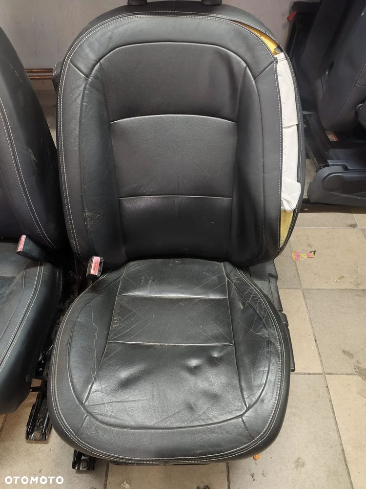 NISSAN QASHQAI I J10 06r FOTELE KANAPA SKÓRA KOMPLET - 4