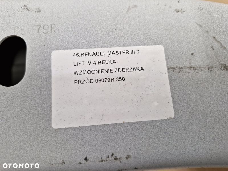 RENAULT MASTER III 3 LIFT IV 4 BELKA WZMOCNIENIE ZDERZAKA PRZÓD 06079R - 4