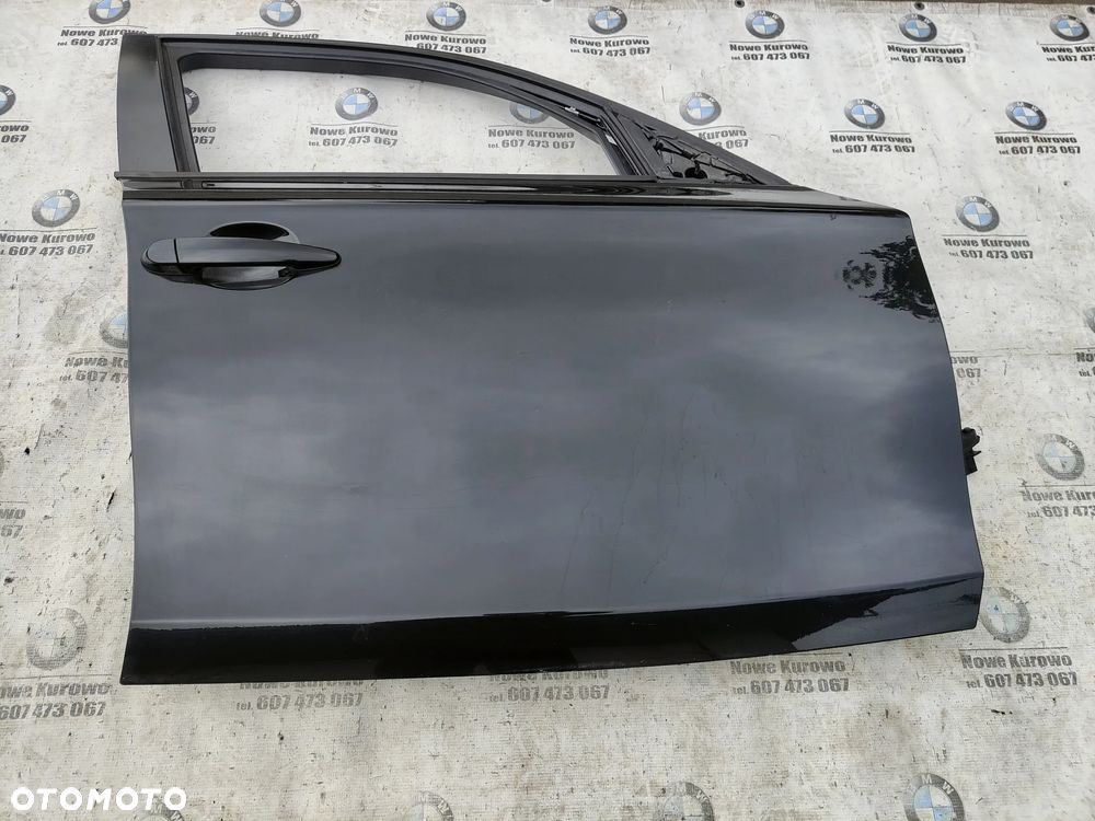 BMW E87 Drzwi prawe przednie przód Black Sapphire 475 - 2