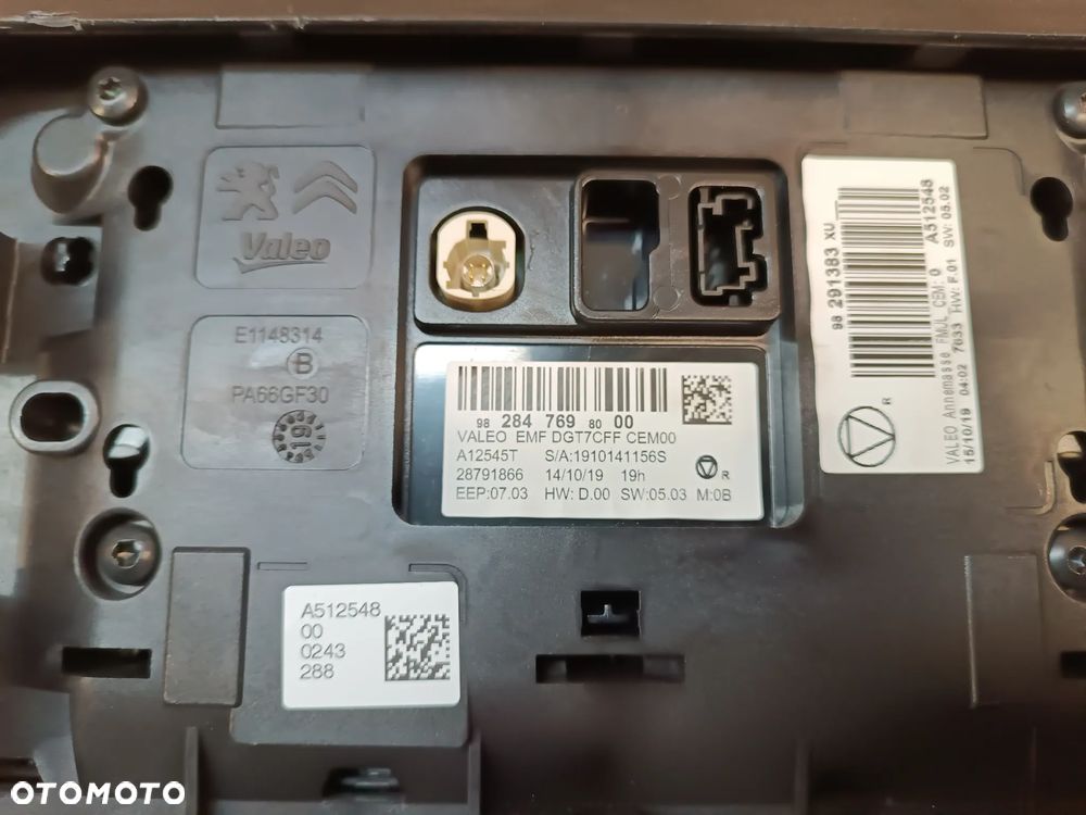 WYŚWIETLACZ RADIA NAWIGACJI CITROEN C3 III 9828476980 - 4