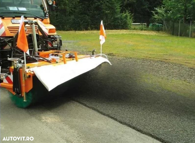 Maturatoare asfalt, perie hidraulica buldoexcavator - 7