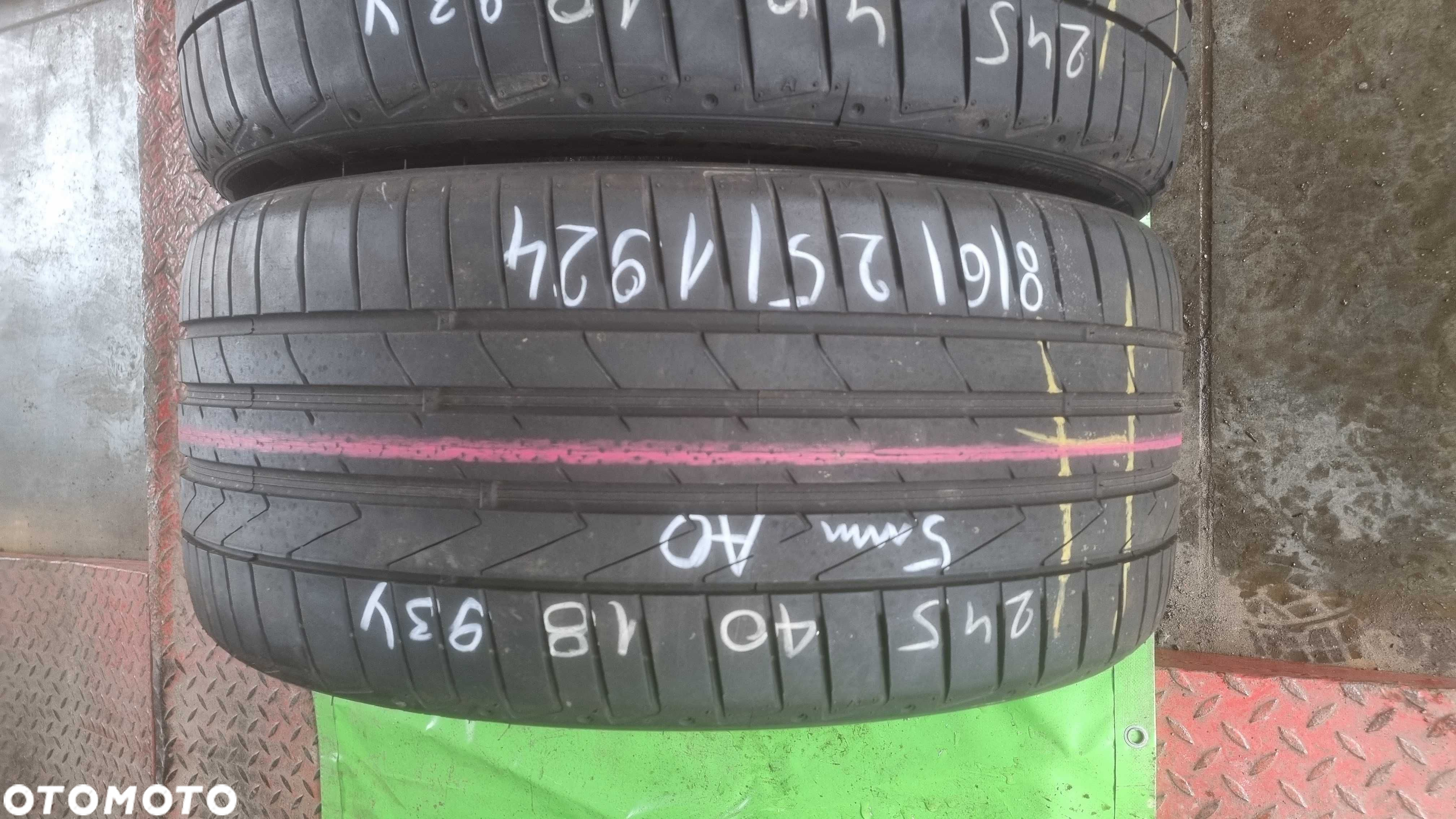 4 Opony letnie 245/40r18 Hankook Ventus S1 Evo 2 Warszawa - 2