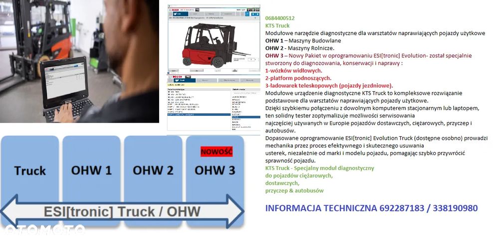 Kts Truck Ohw 3 tester usterek Bosch - 3