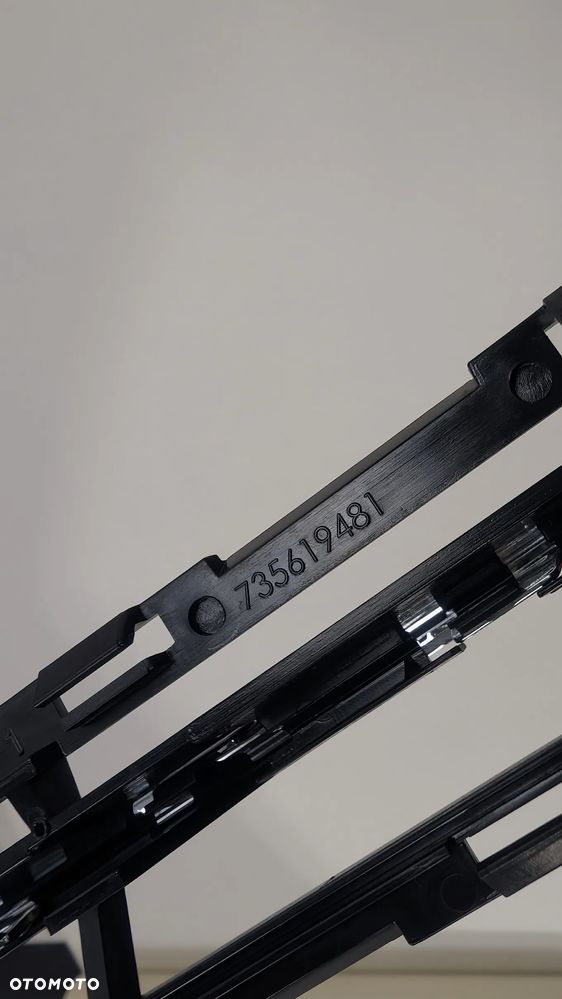 Listwa kratka przedniego zderzaka chrom Fiat 500 LIFT FL - 6