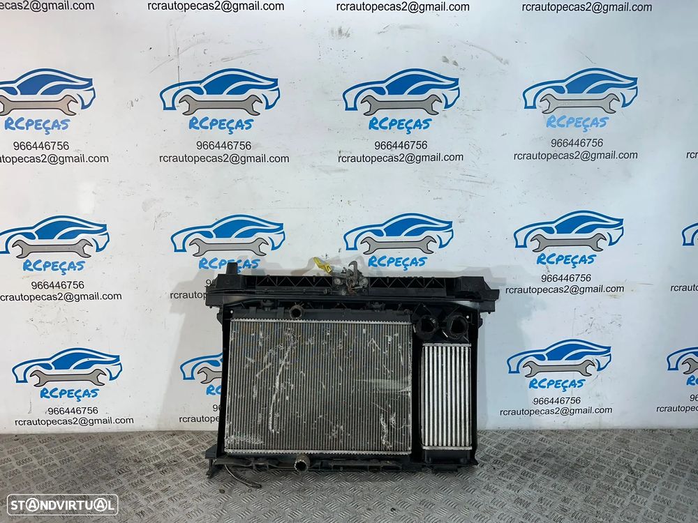 .Frente Fibra Chapa Radiadores Ventilador Ar Condicionado IC Intercooler PSA Peugeot Citroen 1.6 HDi 968272058 2008 - 2012 - 6