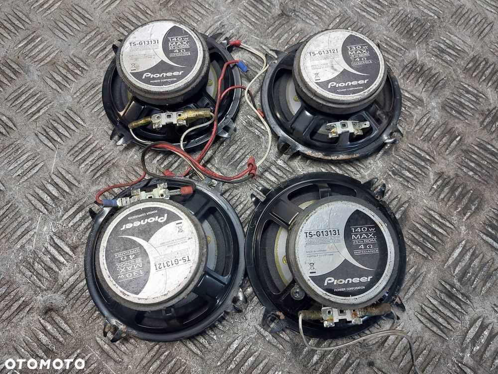 GŁOŚNIKI KOMPLET 2x PIONEER TS-G1313I 2x PIONEER TS-G1312I 13CM 130MM - 3