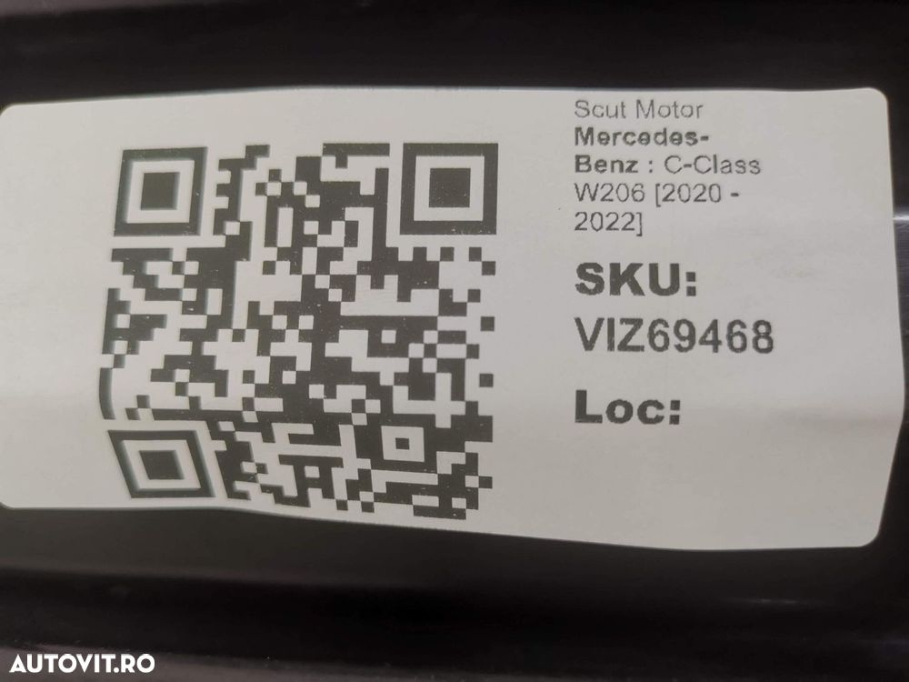 Scut Motor Mercedes-Benz  C-Class W206 2020 2021 2022 AMG Original In - 8