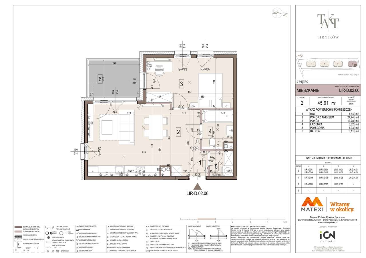 2-pokojowe mieszkanie 45m2 + balkon Bez Prowizji - Pełny obrazek: 2/14