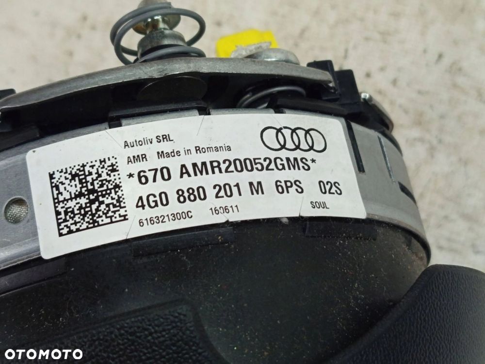 PODUSZKA AIRBAG KIEROWCY kierownicy AUDI A6 C7 4G 4G0880201M - 5