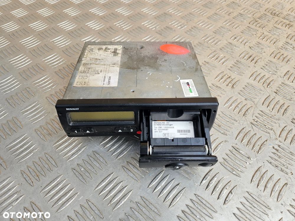 TACHOGRAF CYFROWY KARTA NA KARTE RENAULT PREMIUM MIDLUM MAGNUM TYP 1381.1052300005 7420878249 - 2