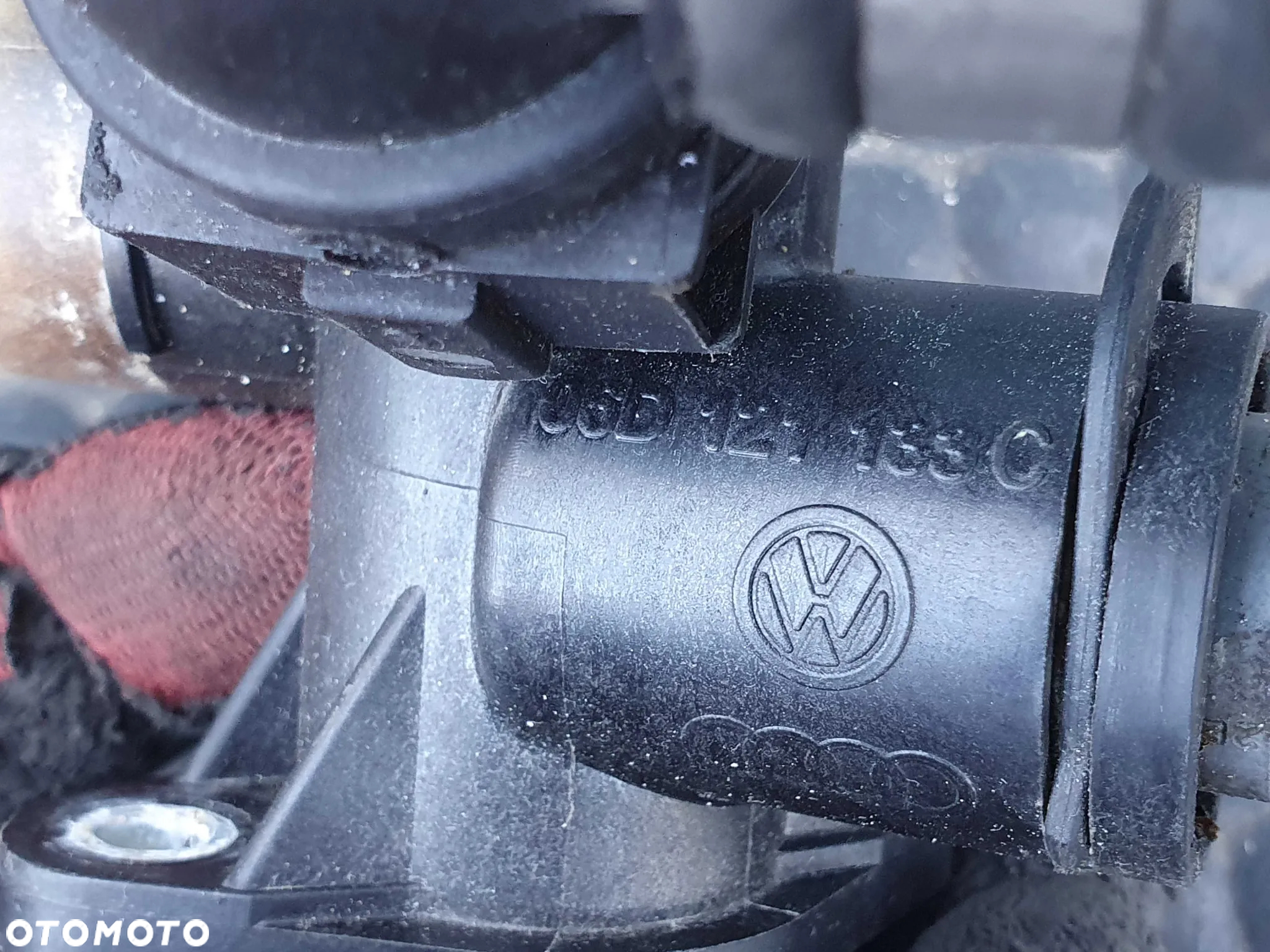 Obudowa Termostat Y2495002 06D121133C Krociec Czujnik Przewod Waz 2.0 TFSI Audi A4 B7 A6 C6 - 25