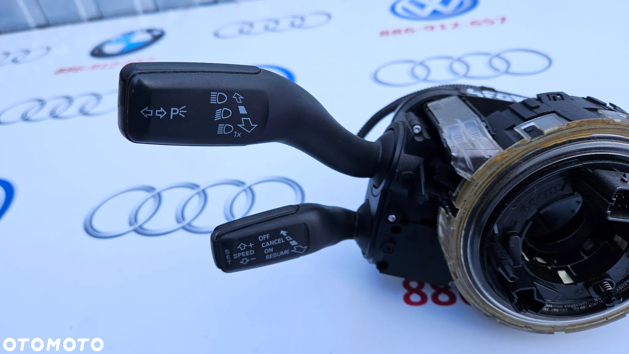 Audi A6 C6 Sedan Lift 2008-2011 Przełącznik zespolony Manetki Pająk Taśma  4E0953541A 4F0953549D - 5