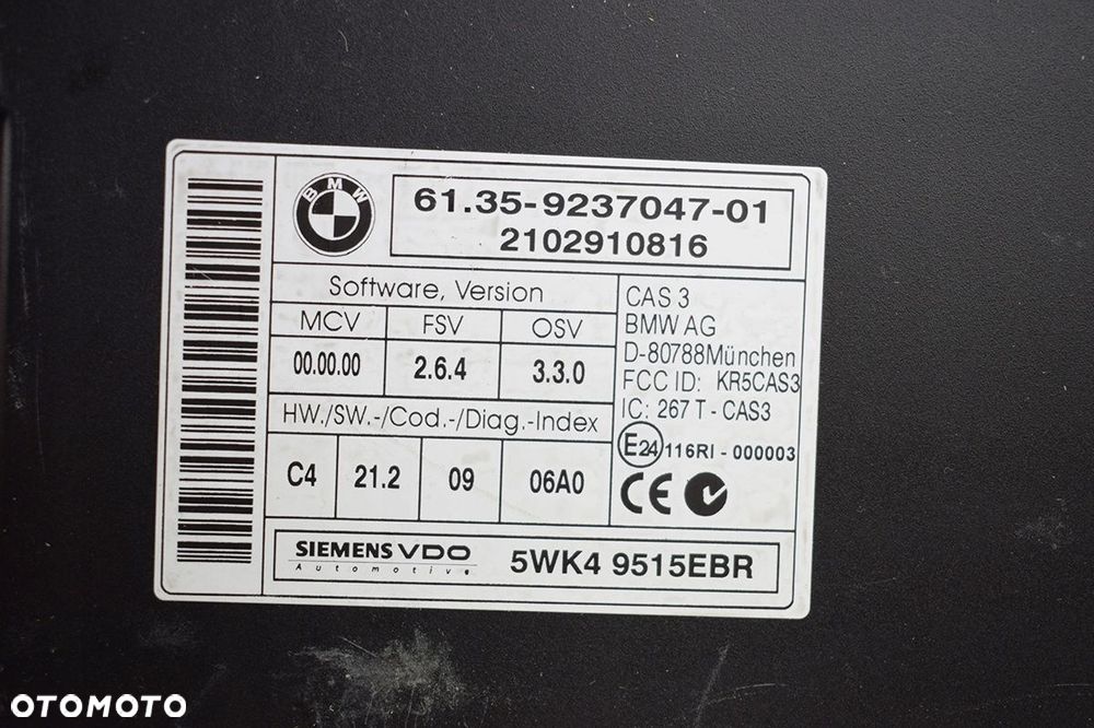 sterownik * zestaw startowy bmw 1 e81 0281017551 - 10