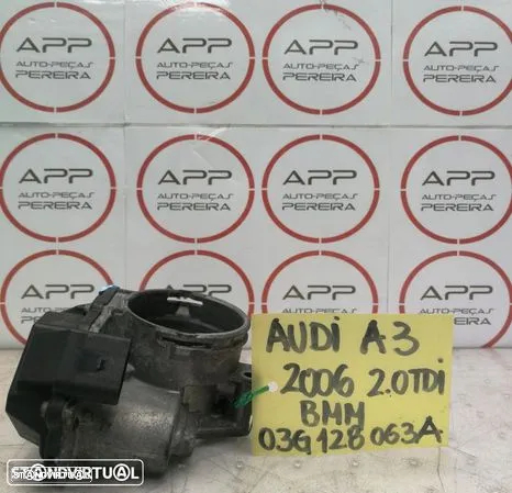 Borboleta de admissão VW Golf 5, Audi A3 8P, Leon 1P 2.0 TDI referência 03G128063L, 3L128063AF, 03L128063S, 03G128063A . - 4