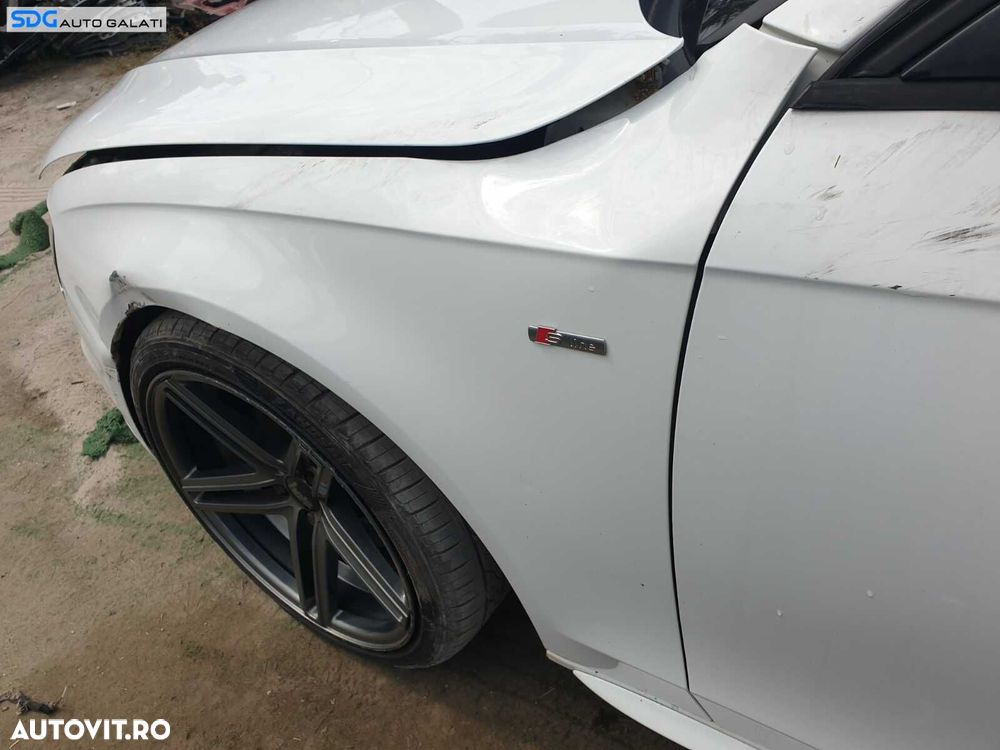 Aripa Stanga Fata cu Defect Audi A4 B8 B8.5 FL Facelift 2012 - 2016 Culoare LY9C [C5442] - 2