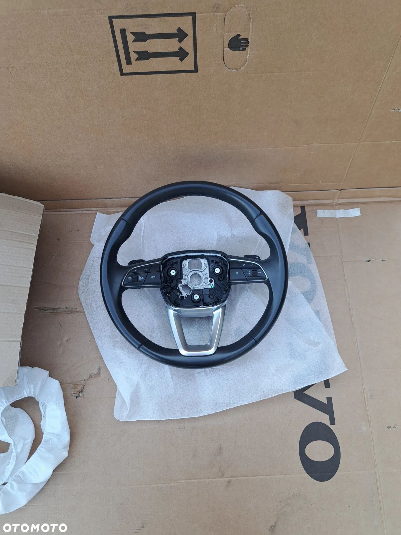 Kierownica wielofunkcyjna Audi A4 B9 A5 F5 Q5 FY Q7 II Q8 Łopatki 4M8419091AJ MJM 4M8419508A 4M8419091N MJM - 1