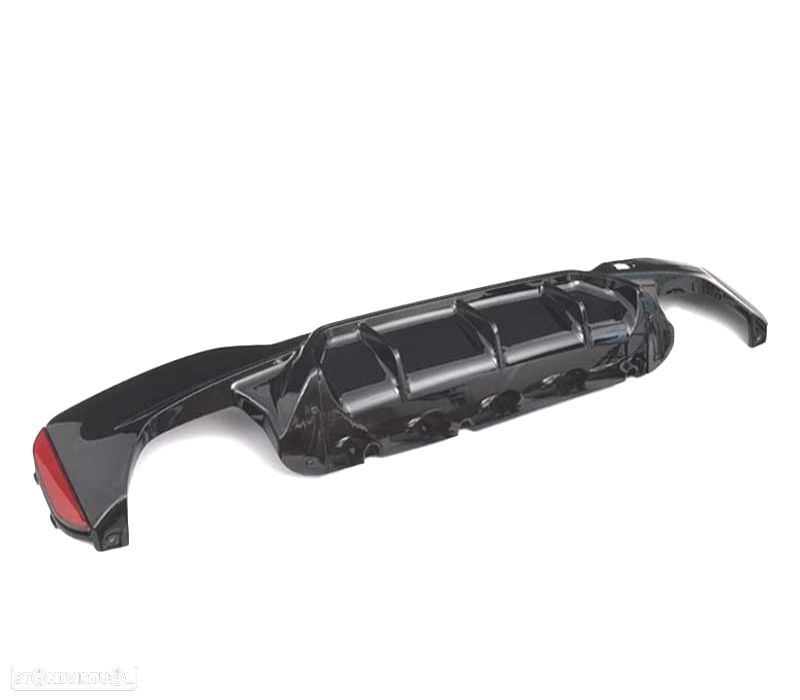 DIFUSOR BMW G30 G31 LOOK M5 PRETO BRILHANTE - 2