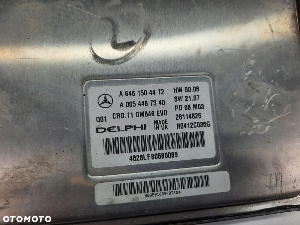 KOMPUTER STEROWNIK SILNIKA MERCEDES W204 2.2 CDI A6461504472 - 4