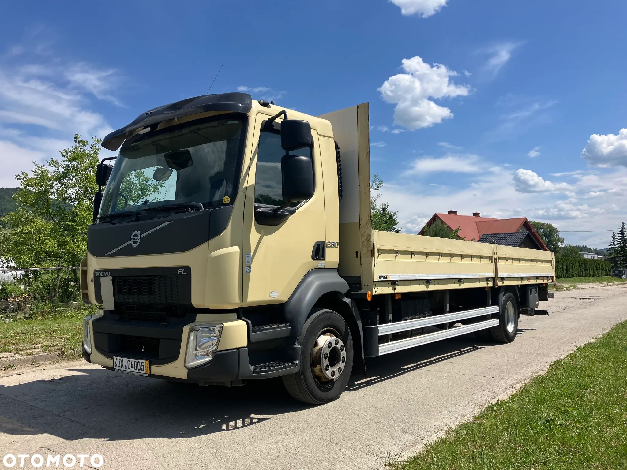 Volvo FL 280 skrzynia burtówka laweta - 1