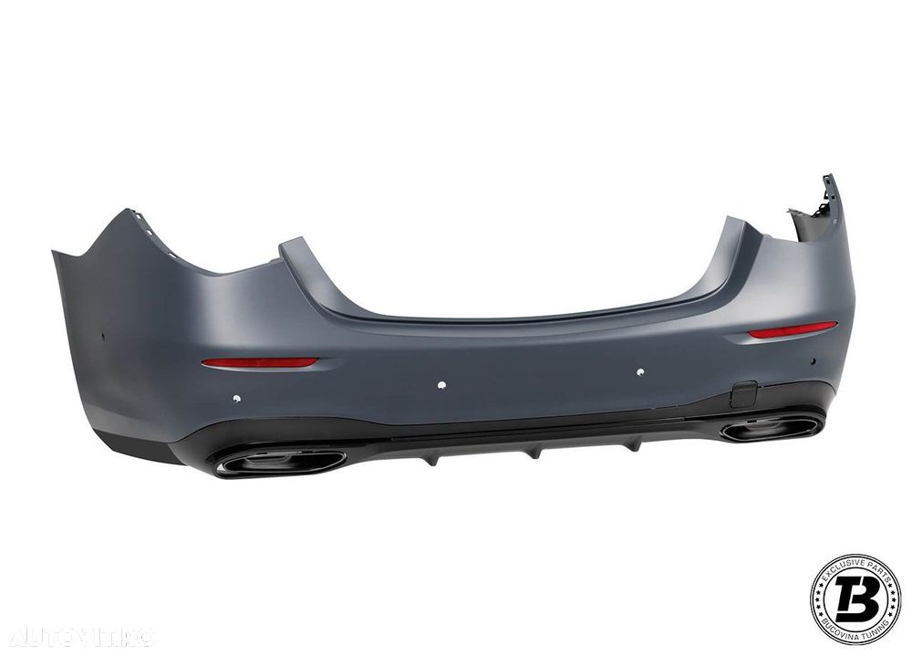 Pachet Exterior compatibil cu Mercedes S Class W223 Shadow Design - 6